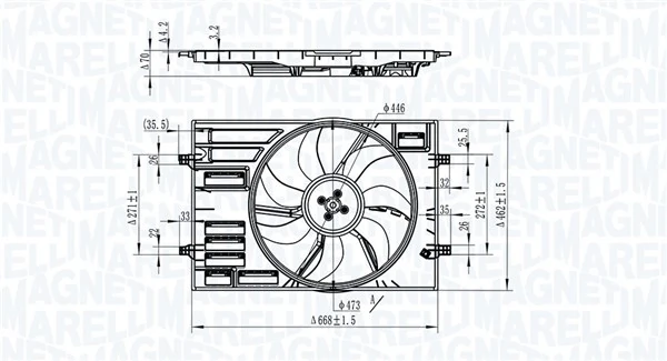 Fan, engine cooling